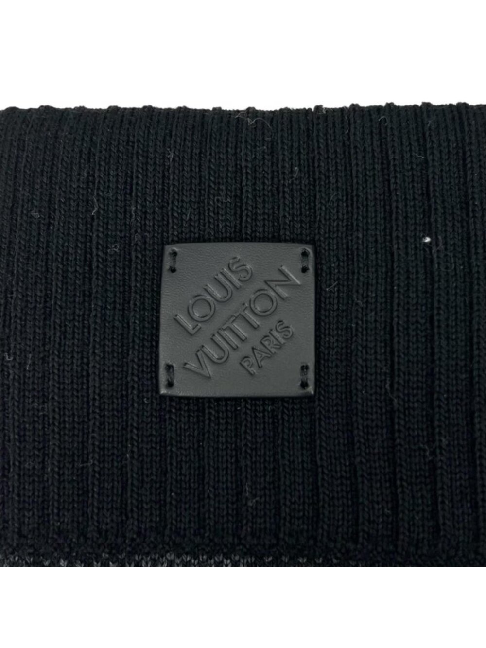 Louis Vuitton Wool Neo Petit Damier Gloves Black - Picture 6 of 8